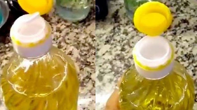 #Video | No es para lo que crees: usuaria de Twitter explicó para qué sirve el "cosito" del aceite | PlaceresCulposos