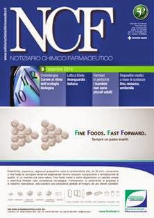 NCF Notiziario Chimico Farmaceutico 2014-09 - Novembre 2014 | ISSN 0393-3733 | TRUE PDF | Mensile | Professionisti | Farmacia | Logistica | Chimica
NCF Notiziario Chimico Farmaceutico è una rivista tecnico-scientifica inviata, sin dal 1961, a tutto il management dell'industria farmaceutica particolarmente coinvolto nella:
- Produzione
- Laboratorio
- Controllo della Qualità
- Logistica
- Packaging
- Marketing
- Sicurezza
- Laboratori di Controllo e Ricerca
Oltre ai lettori sopra menzionati, la rivista viene inviata agli amministratori delle industrie farmaceutiche, cosmetiche, al Ministero della Sanità, all'Istituto Superiore della Sanità, alle principali ASL, alle farmacie che sviluppano l’attività magistrale, oltre che agli iscritti alle Associazioni che ci hanno proposto e offrono collaborazioni, quali:
- AFI (Associazione Farmaceutici Industria)
- ASCCA (Associazione per lo Studio e il Controllo della Contaminazione Ambientale)
- ISPE (International Society for Pharmaceutical Engineering)
- SICC (Società Italiana Chimici Cosmetologi)
- ANCTF (Associazione Nazionale Chimici e Tecnologi Farmaceutici)