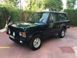  Metallic Green with Brown Cloth and Air Conditioning 1989 Range Rover Classic 2 Door