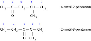 Contoh cara penamaan senyawa keton