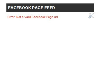 How to fix the error not a valid facebook page url How to fix the error: not a valid facebook page url?