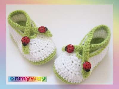 gehäkelte Babyschuhe