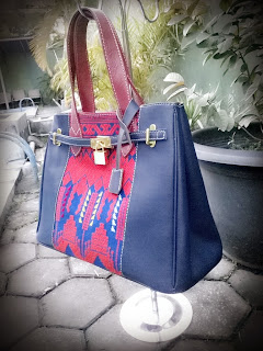 tas hermes songket mix kulit sapi