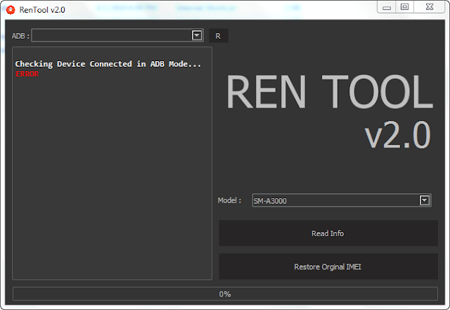 RenTool v2.0 One Click Samsung Original Imei Restore Tool