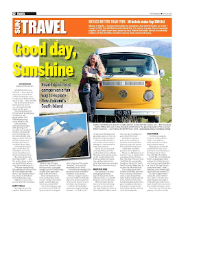 New Zealand South Island Road Trip Page 1. Photograph by Janie Robinson, Travel Writer