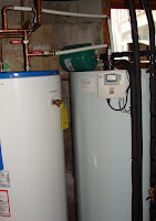 Basement hot water setup