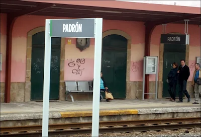 Estacion de tren de Padron Frente a la Casa de Rosalia de Castro