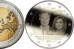 Luxembourg 2 euro 2015 - Grand Duke Henri's Accession to the Throne