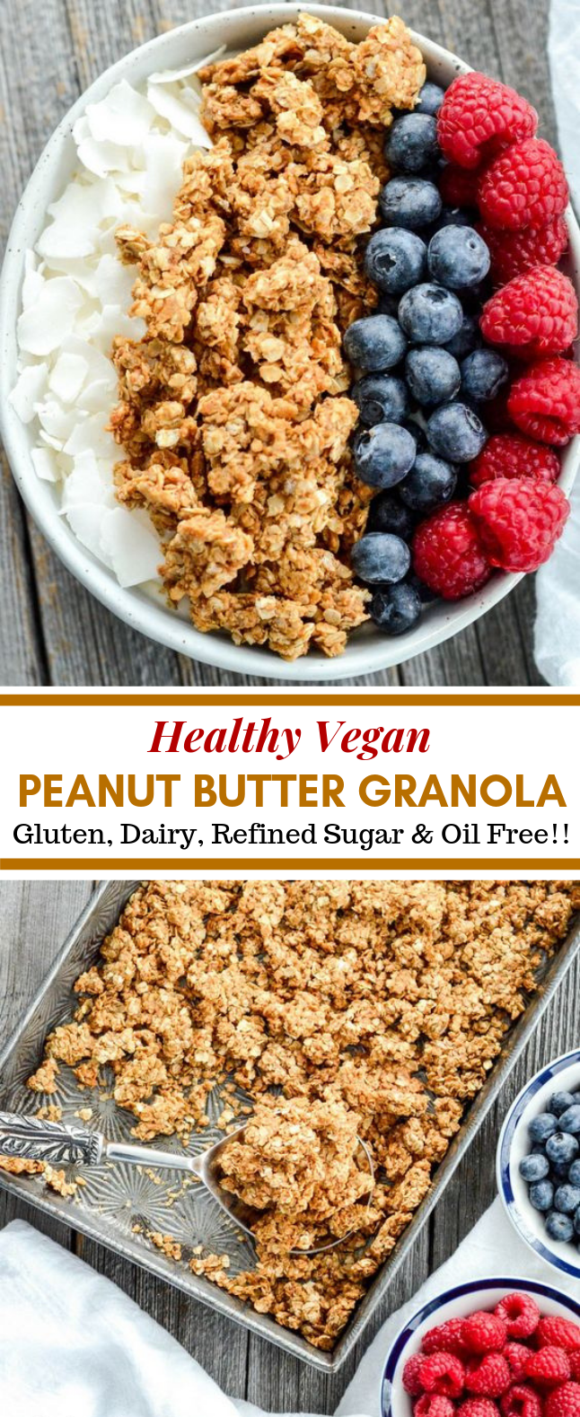 HEALTHY PEANUT BUTTER GRANOLA #ketodiet #glutenfree