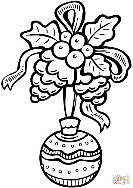 Click The Christmas Ornament Coloring Pages To View 