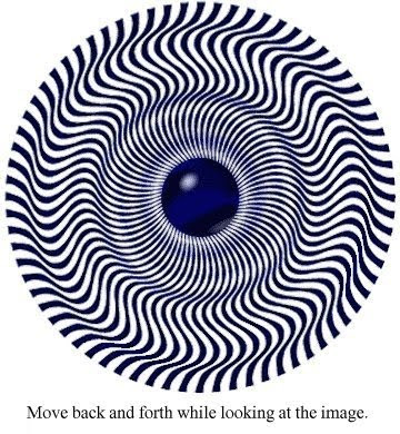 Eye of the Storm Optical Illusion - Cyclone Illusion