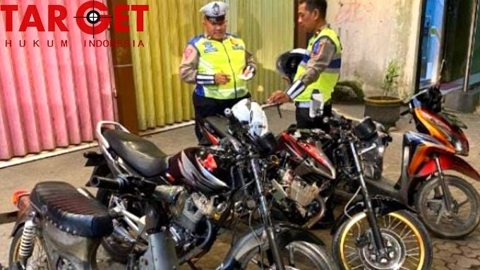 Sering Resahkan Warga, 42 Motor Dikandangkan Polresta Pati Saat Balap Liar