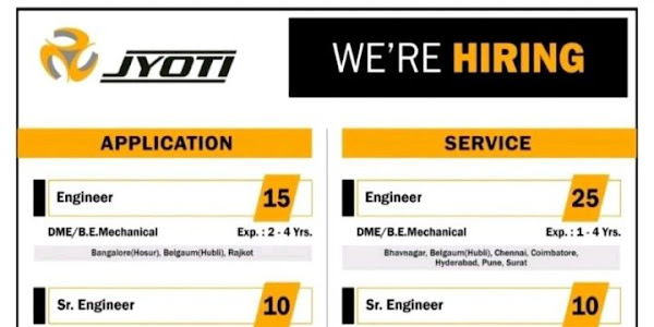 Greetings! Your Gateway to a Bright Mechanical Engineering Career at Jyoti CNC Automation Ltd, Rajkot, Gujarat