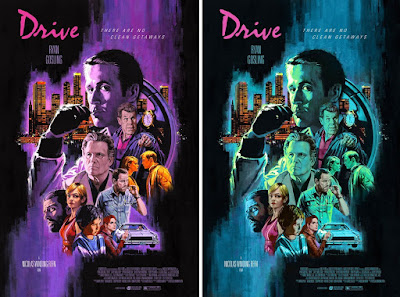 Drive Screen Print by Paul Mann x Mad Duck Posters