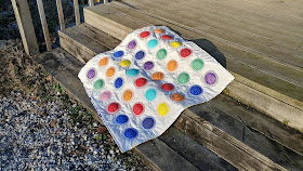 Rainbow Circle Pi Quilt