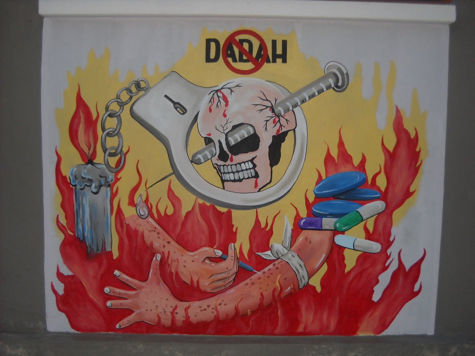 Pelukis Mural Shah Alam: Mural Anti-Dadah