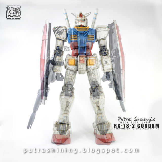 Putra Shining's RX-78-2 Gundam Mega Size 1/48 Custom Weather