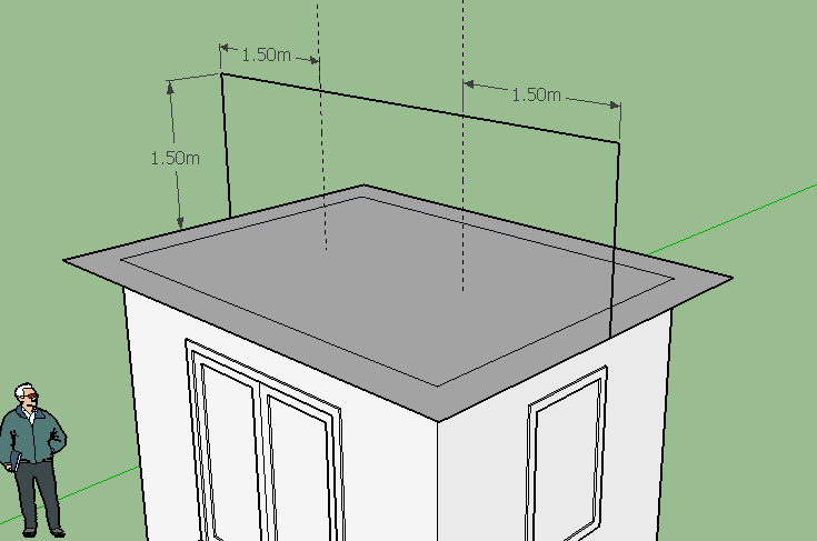 Belajar SketchUp hari 5 Membuat gambar rumah sederhana 