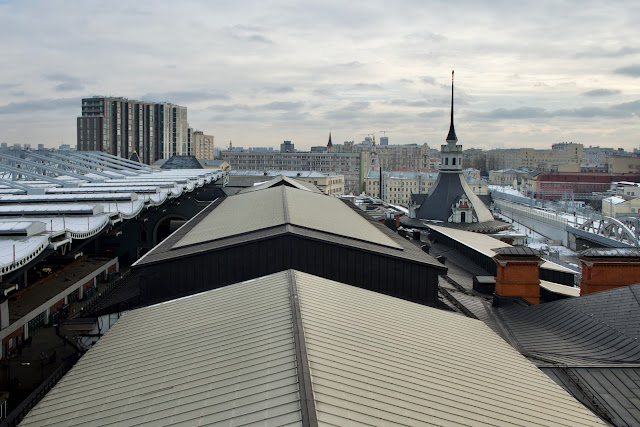 вид со смотровой площадки Казанского вокзала