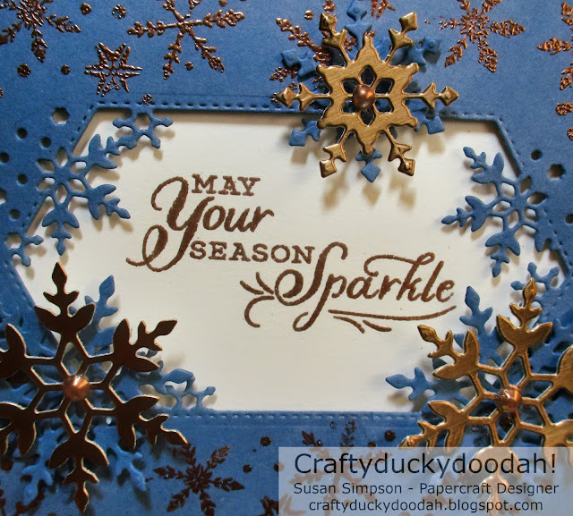 Craftyduckydoodah, Stampin' Up, Snowflake Wishes, Ink & Inspiration Blog Hop,