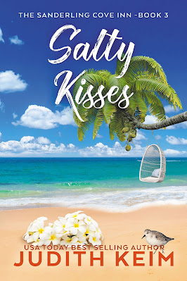 book cover of women's fiction novel Salty Kisses by Judith Keim