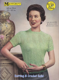 1950s vintage knitting pattern