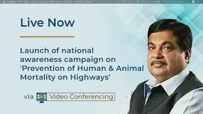 Gadkari launches national awareness campaign on Prevention of Human and Animal Mortality on Highways: Key Highlights