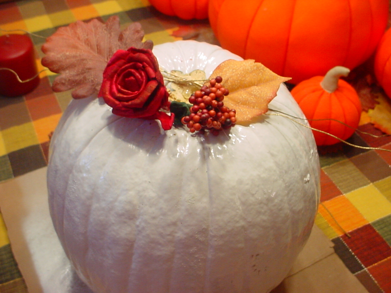 Pumpkin Wedding Centerpiece