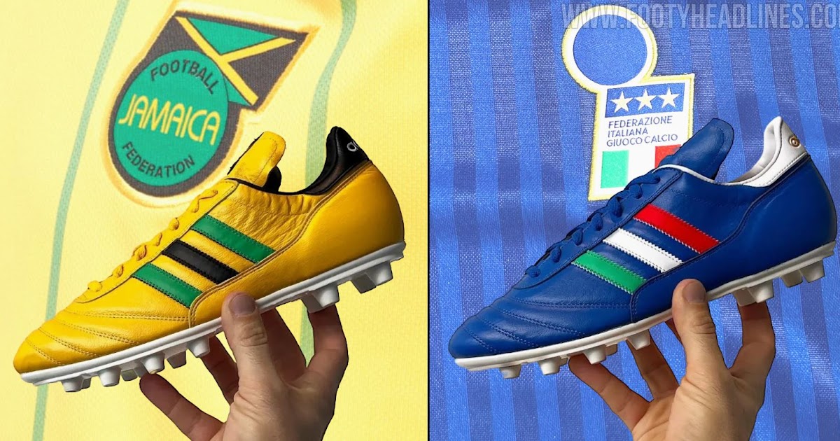 Gorgeous Italy Jamaica Themed Adidas Copa Footy Headlines