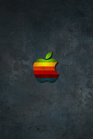 Black Apple iPhone Wallpaper By TipTechNews.com