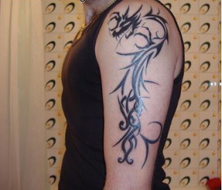 TATTOO TATUAJE DRAGON TRIBAL BRAZO