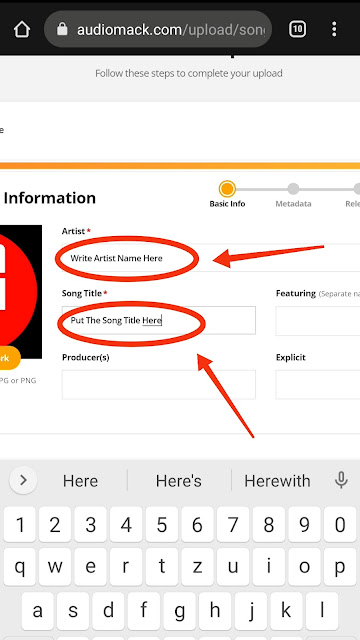 How To Upload Music On Audiomack Using Android Phone