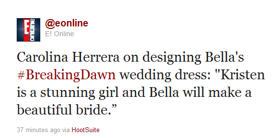 kristen stewart bella wedding dress. Confirmed: Bella#39;s Wedding