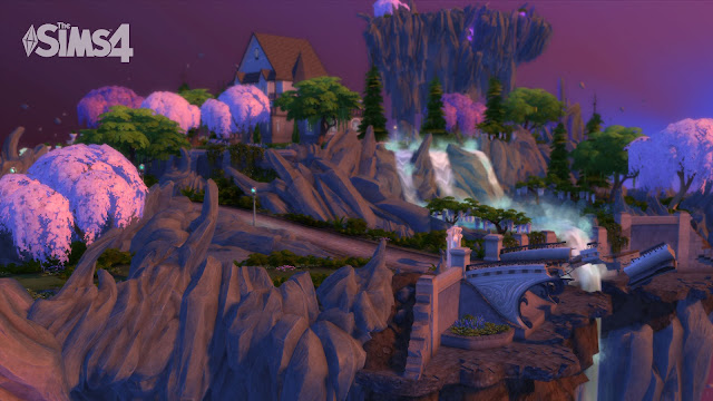 The Sims 4 Realm of Magic Zoom background