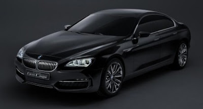 Black BMW Concept Gran Coupe  6 Series 