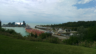 View of the harbour of Goderich