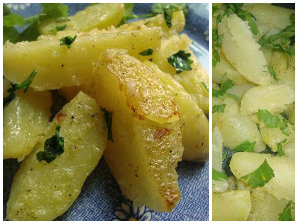 Patatas al cilantro