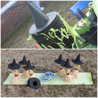 witch broom ring toss game