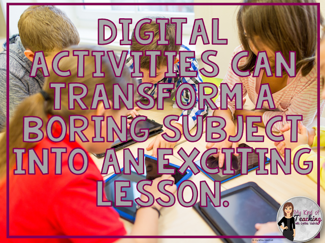 Digital Activities can transform a classroom.