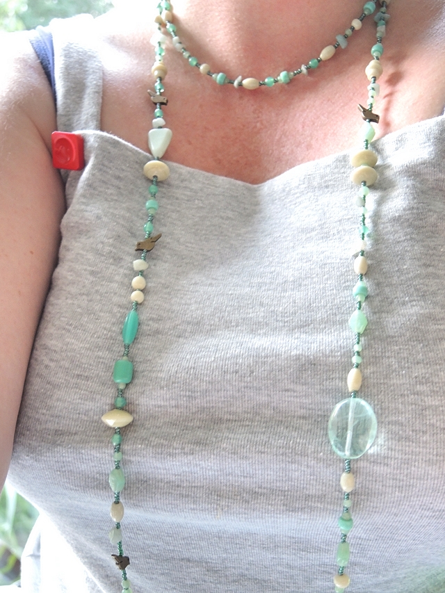 DIY - duoketting/2-string necklace