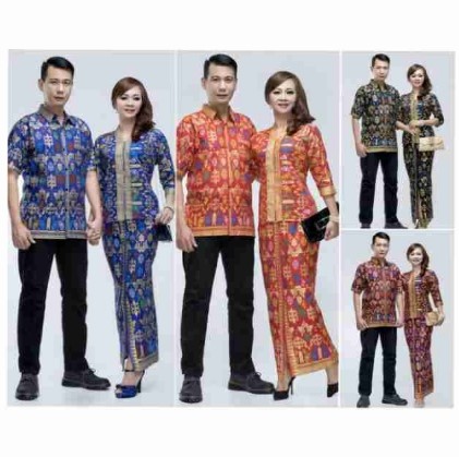 12 Koleksi Baju Batik Seragam Keluarga Model Terbaru 2019