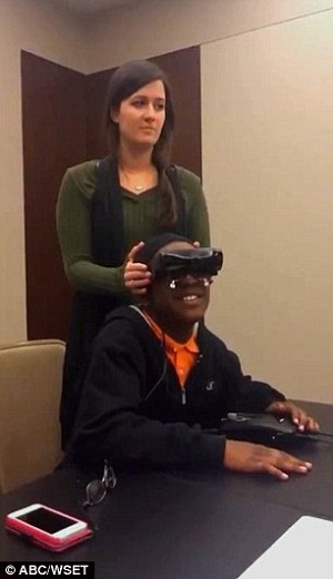 12-yr-old Blind Boy Sees first time in Life with Electronic Glasses