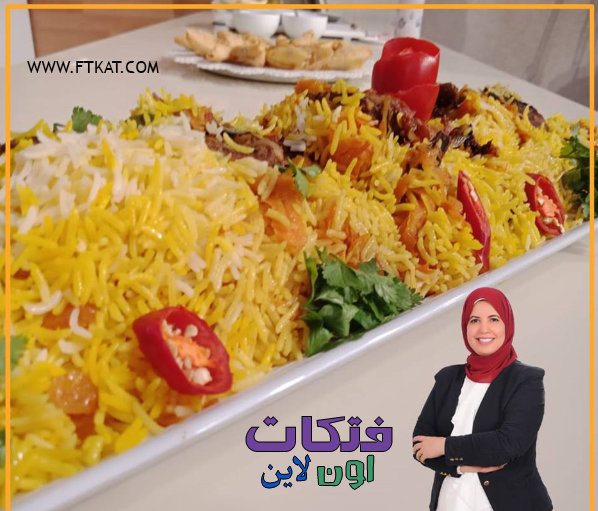 ارز مدخن باللحم فاطمه ابو حاتى