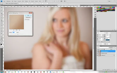 Gaußscher Weichzeichner - Einstellungen in Photoshop