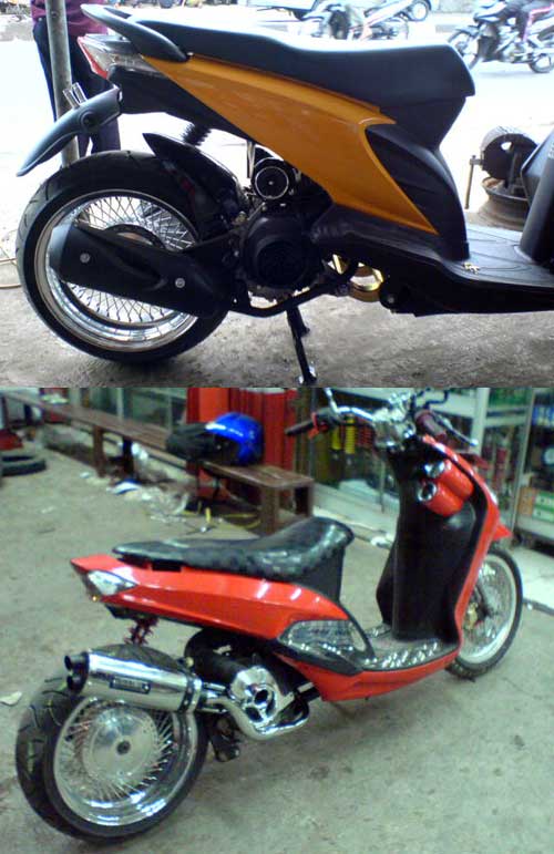 April 2010  Gambar Modifikasi Motor Antik