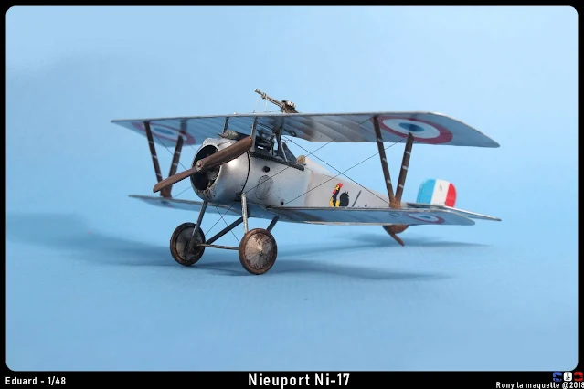 Maquette du Nieuport Ni-17 d'Eduard au 1/48.