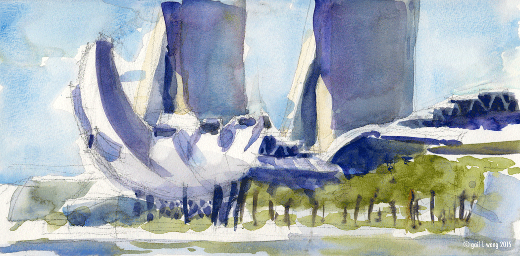 Sketches From Marina Bay In Singapore | Urban Sketchers