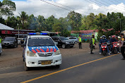 Polres Tanggamus Kawal Pemudik Motor Hingga Perbatasan 