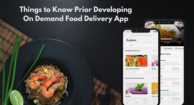 on demand food delivery app