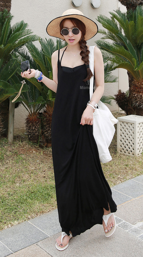 Scoop Neck Maxi Dress